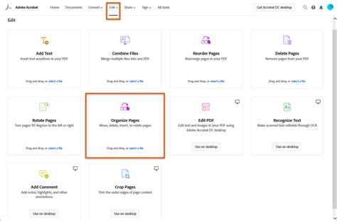 How to add and organize pages in a PDF .
